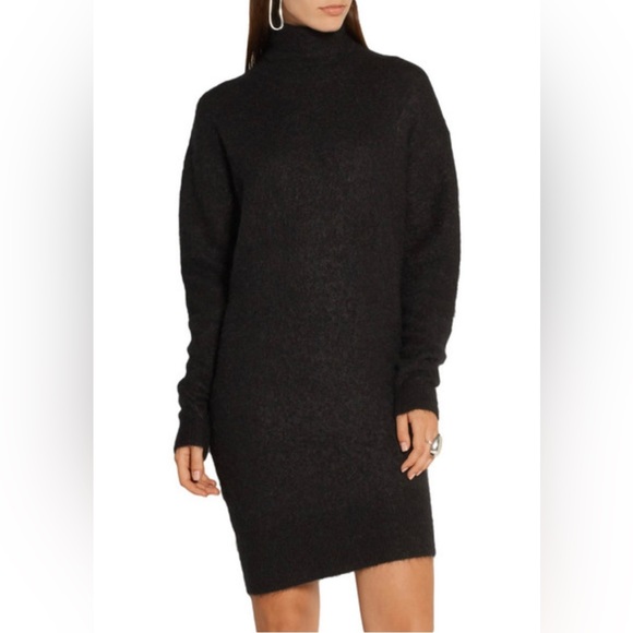 ACNE STUDIOS Daija Mohair Turtleneck Sweater Dress - Picture 9 of 9